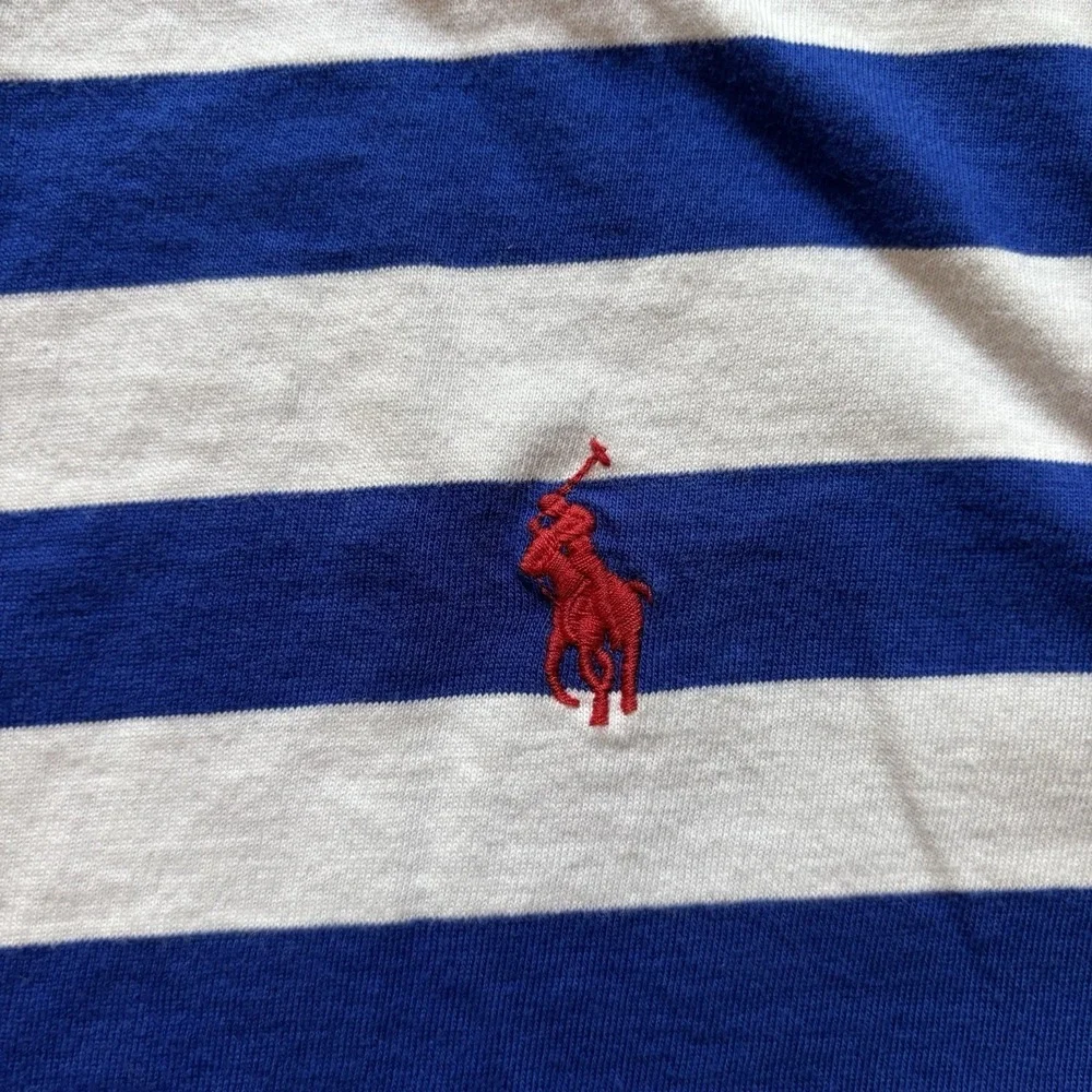 Polo Ralph Lauren Men XL? 2016 USA Olympic Team Shirt Blue White Red Striped 4th